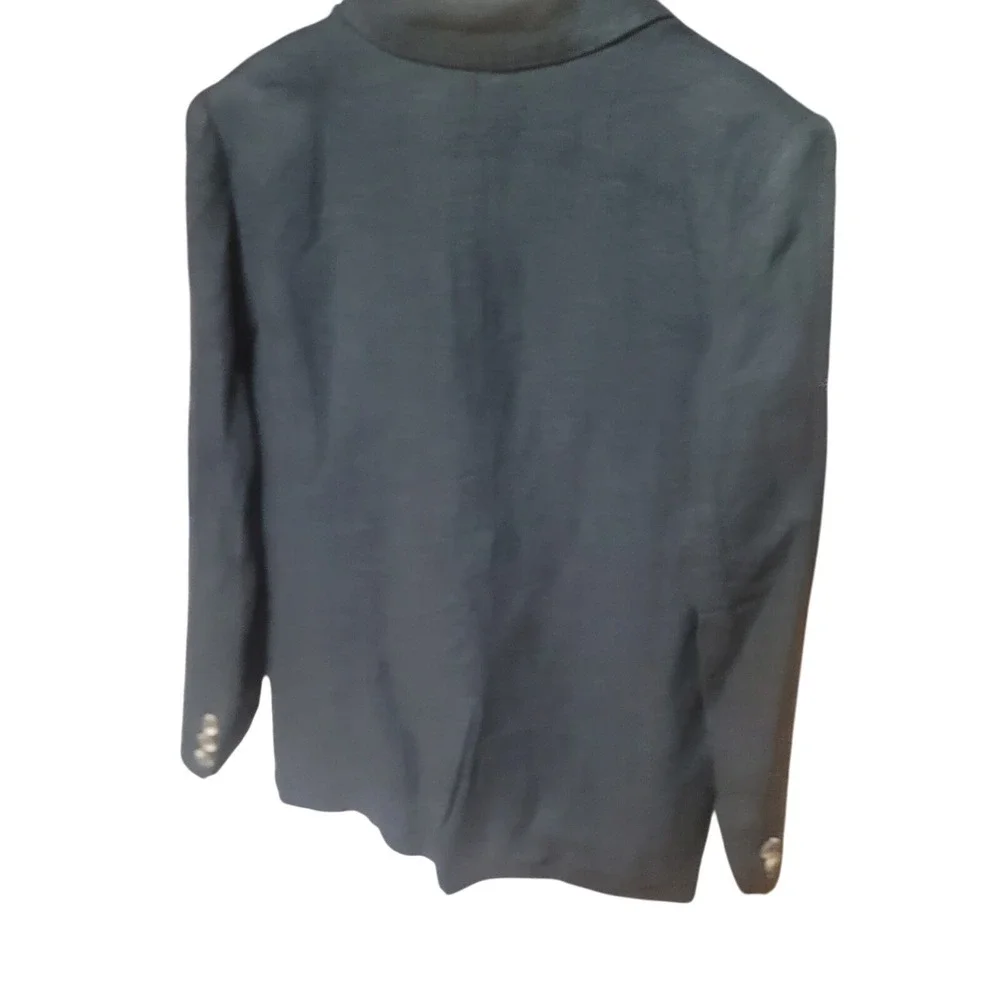Free‎ People Womens Black Blazer Notched Lapel XS Classic Dark Academia Capsule
